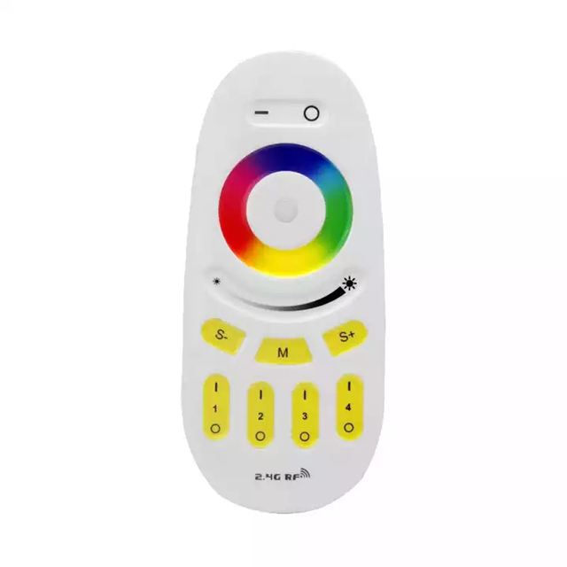 Mi luz 2.4G Pantalla táctil RF Control remoto inalámbrico 5v 12v 24v RGB RGBW Controlador de atenuación LED